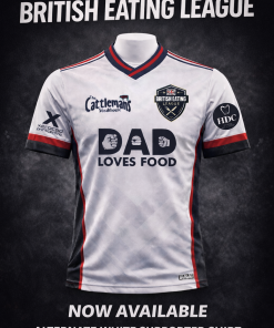 British Eating League 2026 Season Official White Shirt